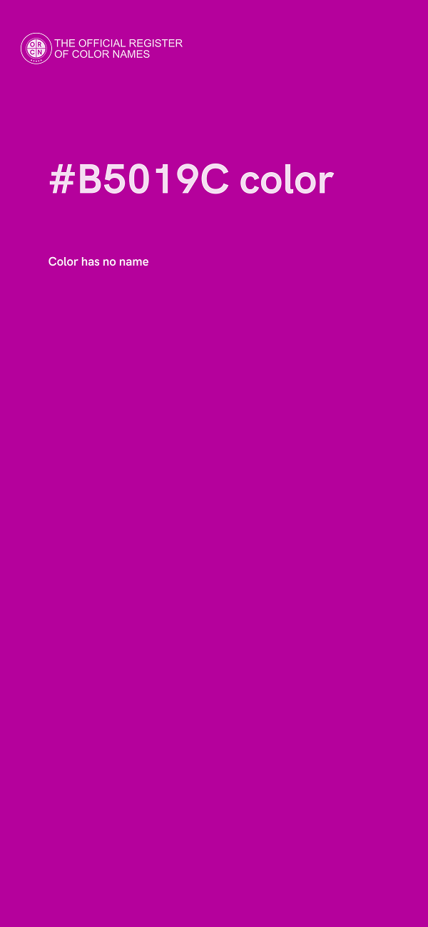 #B5019C color image