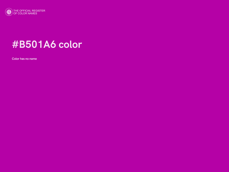 #B501A6 color image