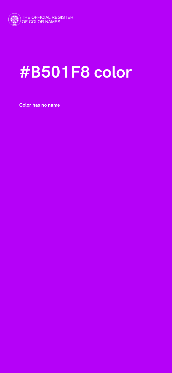 #B501F8 color image