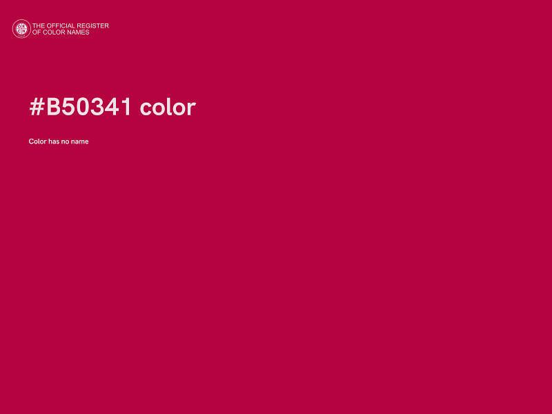 #B50341 color image