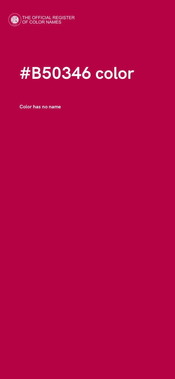 #B50346 color image