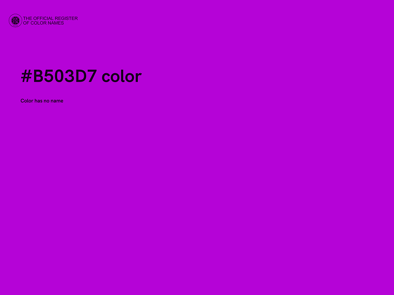 #B503D7 color image