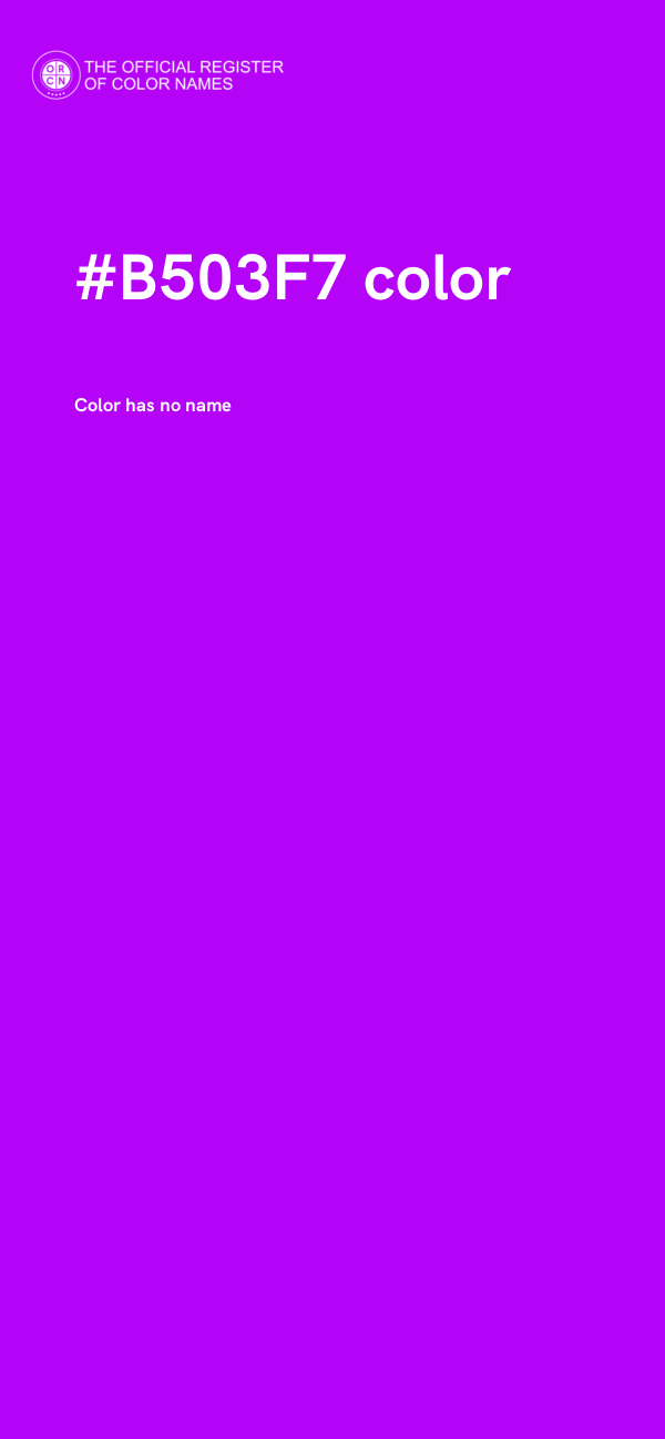 #B503F7 color image