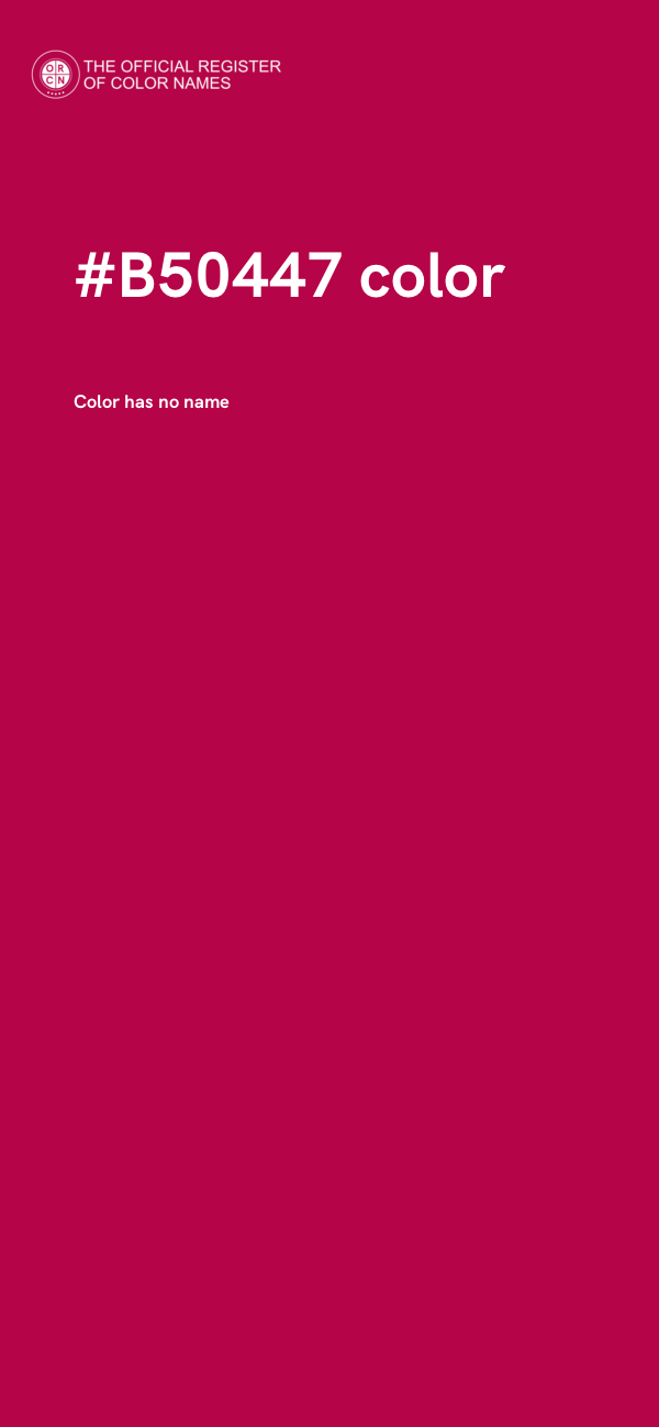 #B50447 color image