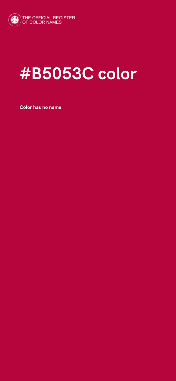 #B5053C color image