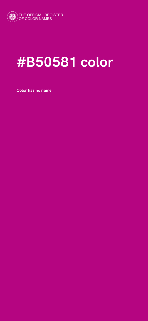#B50581 color image
