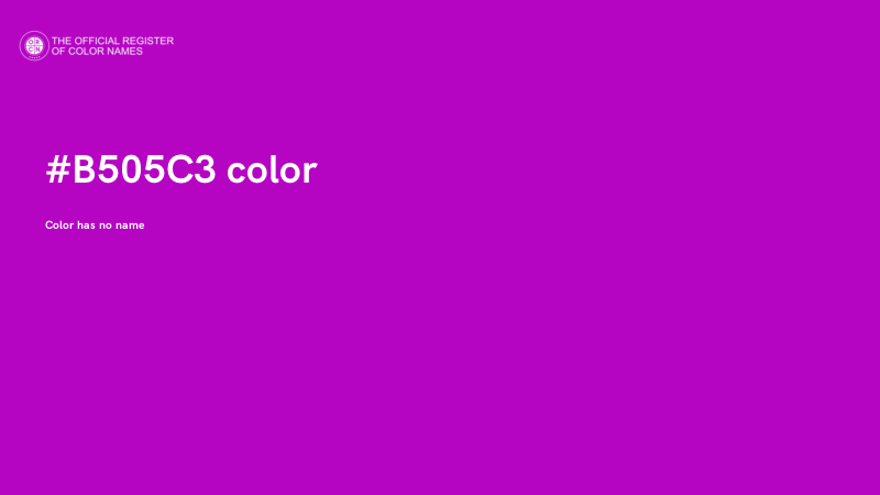 #B505C3 color image