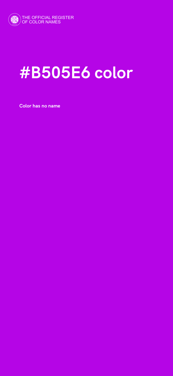 #B505E6 color image