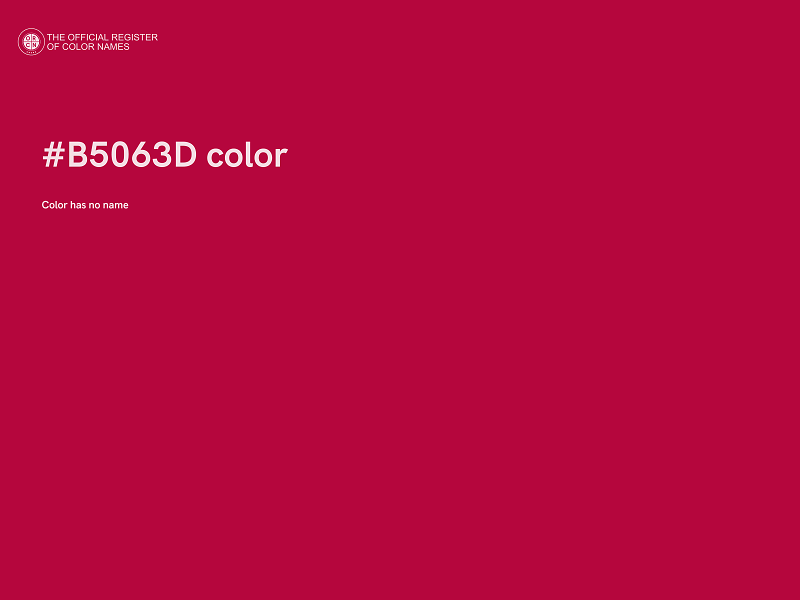 #B5063D color image