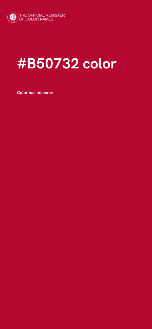 #B50732 color image