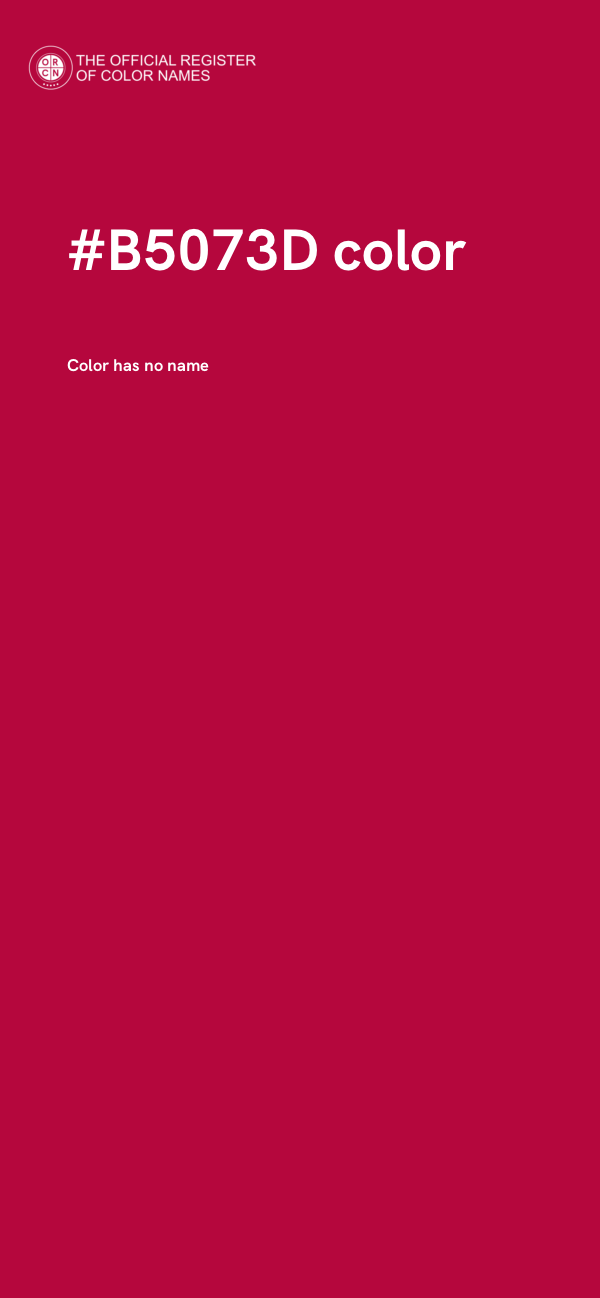 #B5073D color image