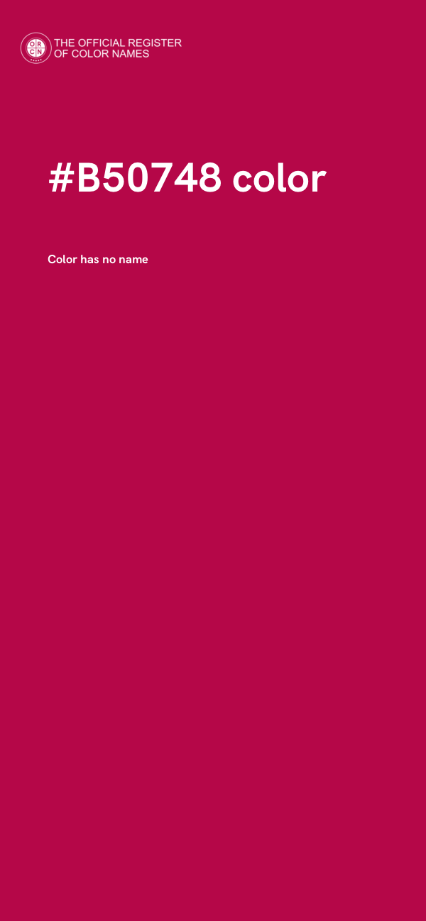 #B50748 color image