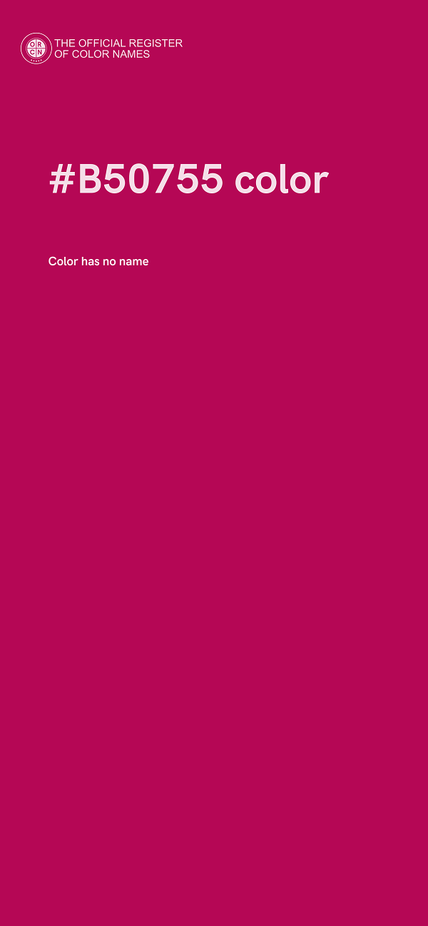 #B50755 color image