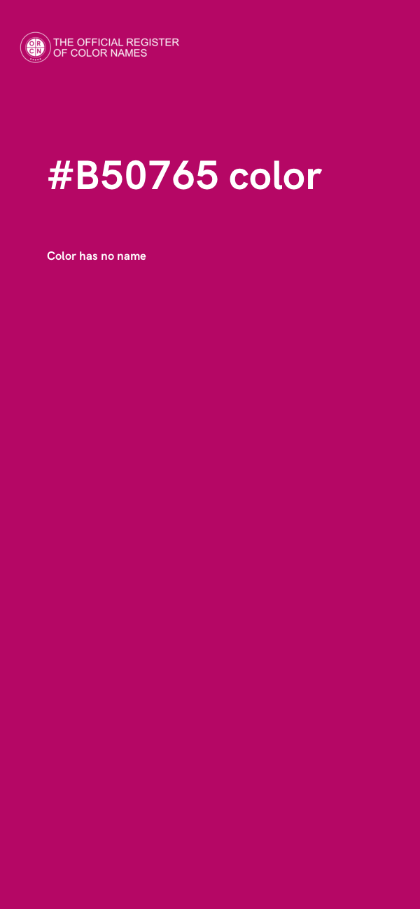 #B50765 color image