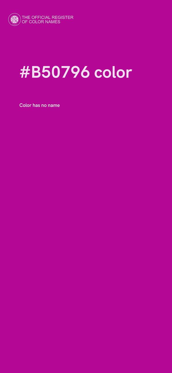 #B50796 color image