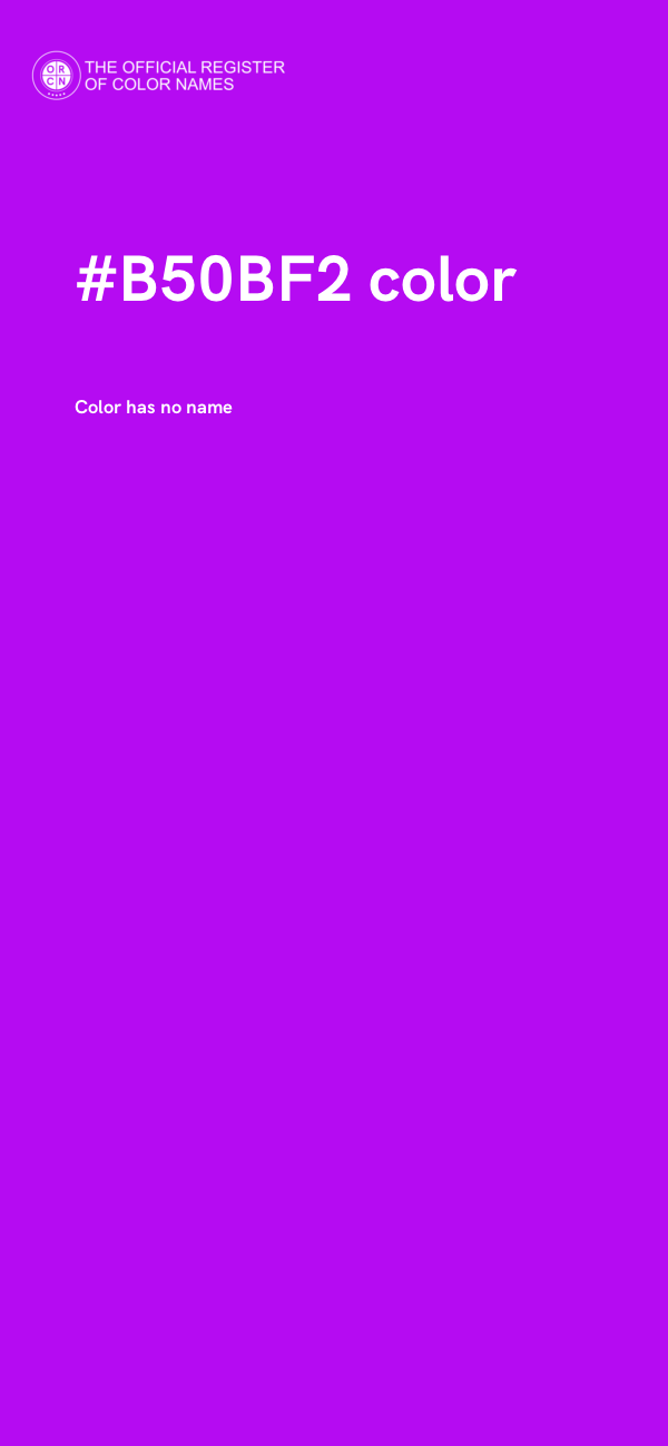 #B50BF2 color image