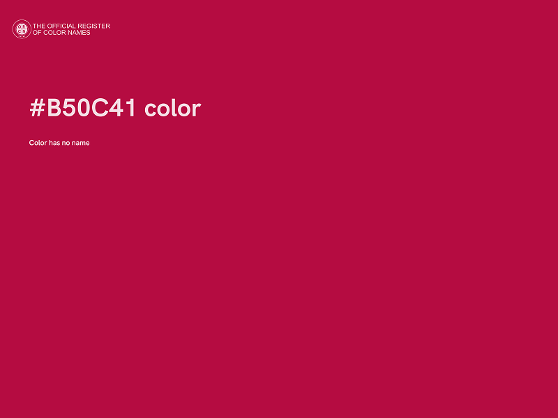 #B50C41 color image