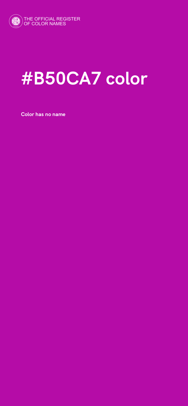 #B50CA7 color image