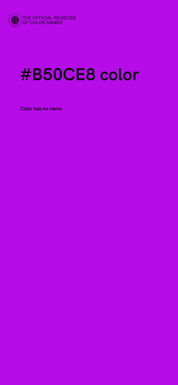 #B50CE8 color image