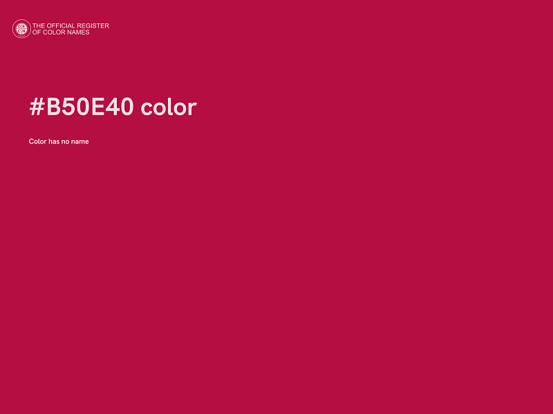 #B50E40 color image