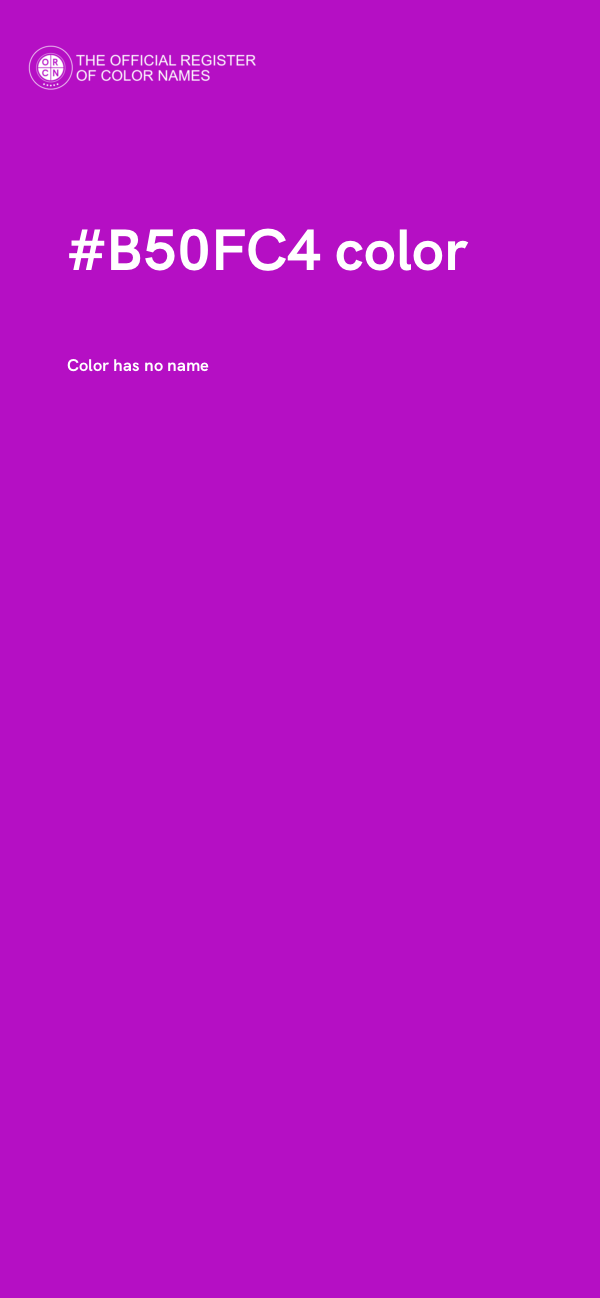 #B50FC4 color image