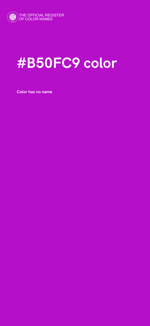 #B50FC9 color image