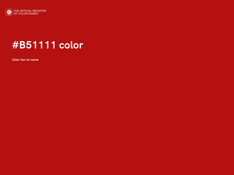 #B51111 color image
