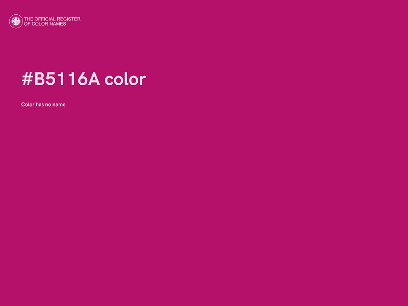 #B5116A color image