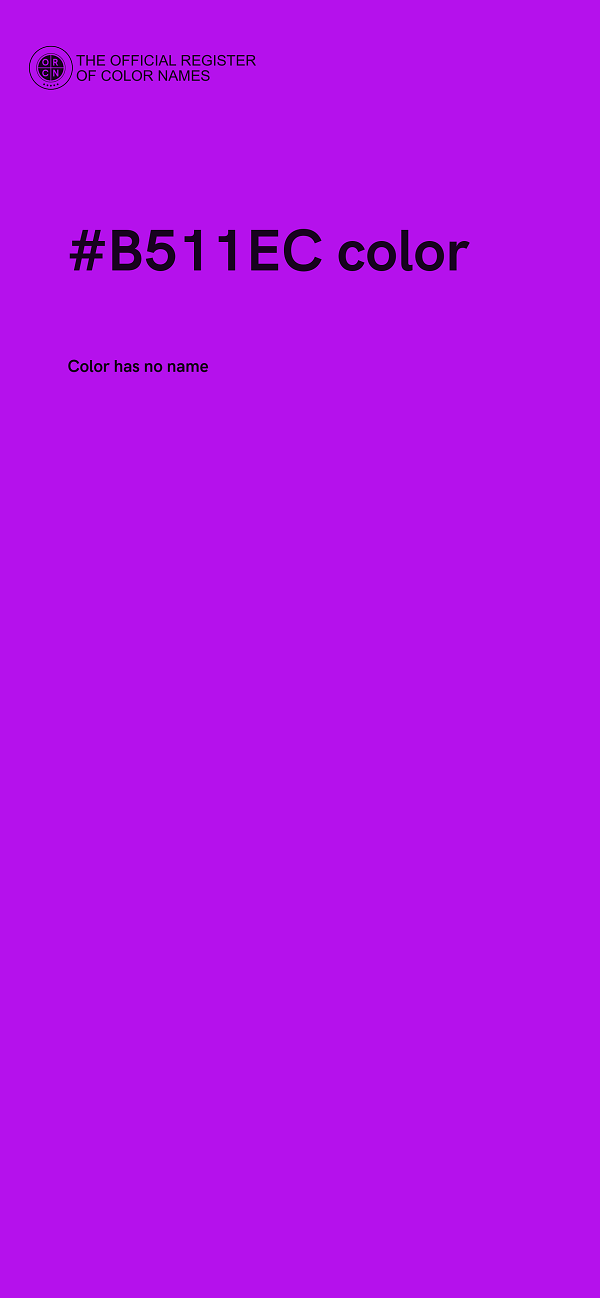 #B511EC color image