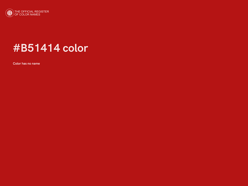 #B51414 color image