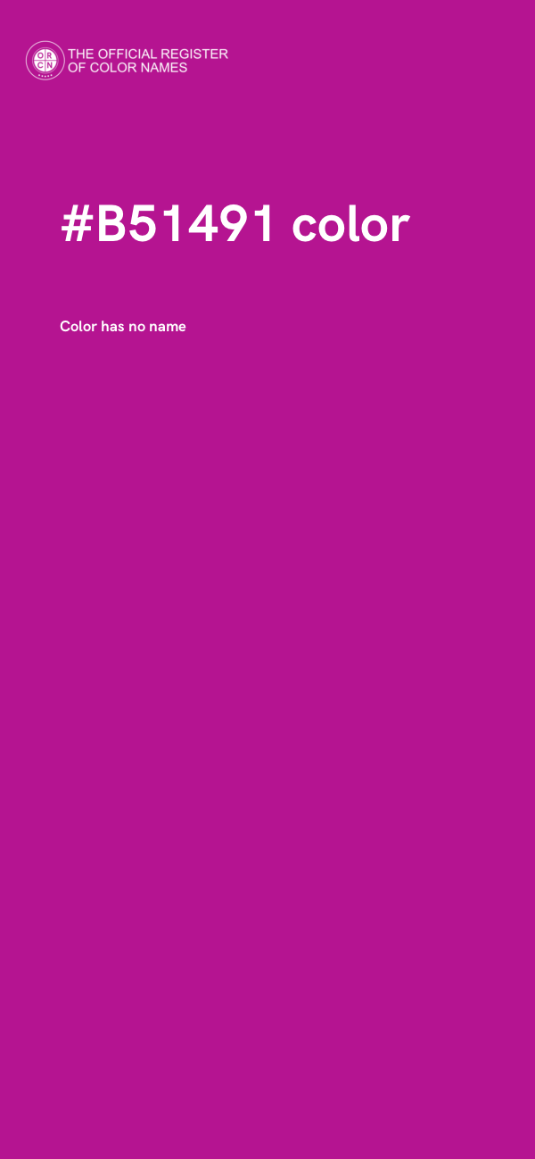 #B51491 color image