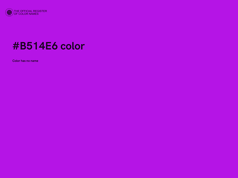 #B514E6 color image