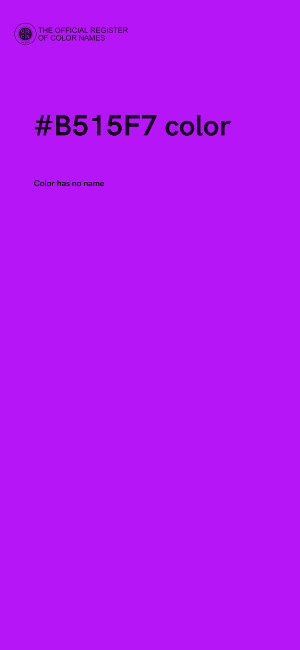 #B515F7 color image