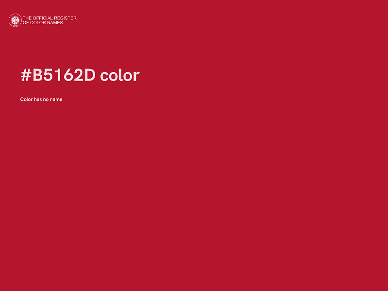 #B5162D color image