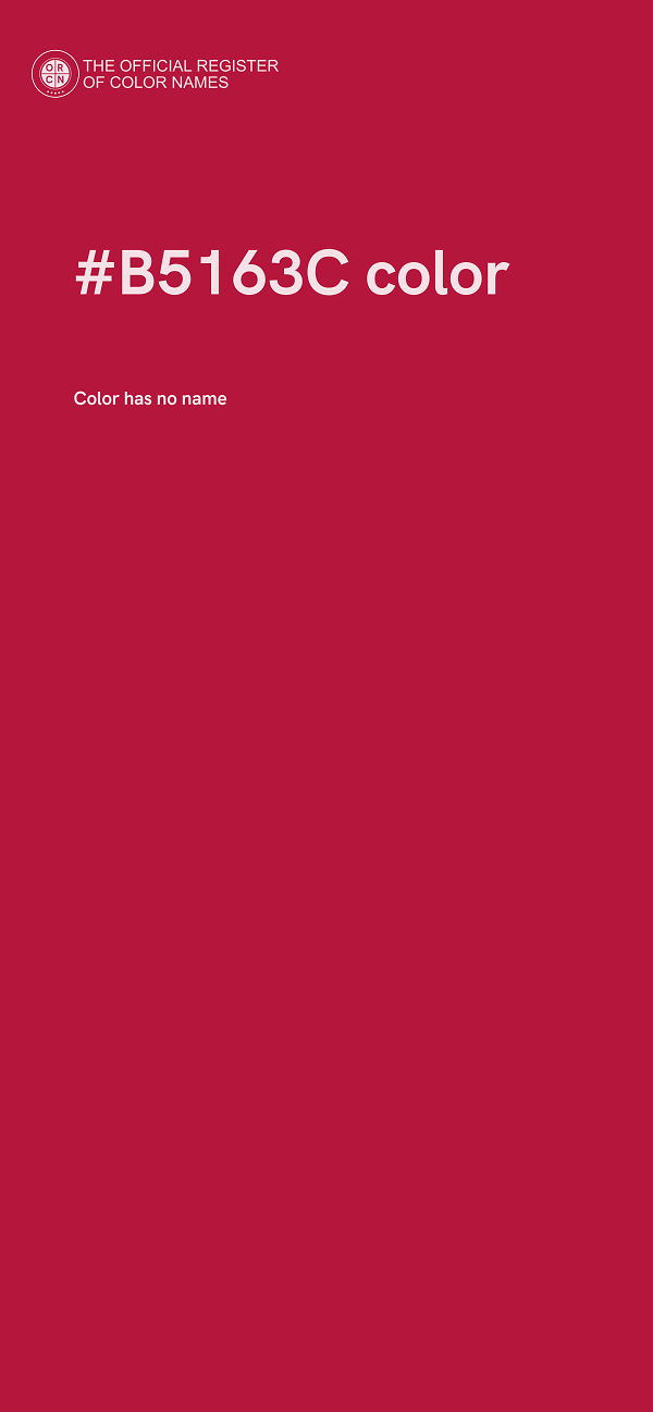 #B5163C color image