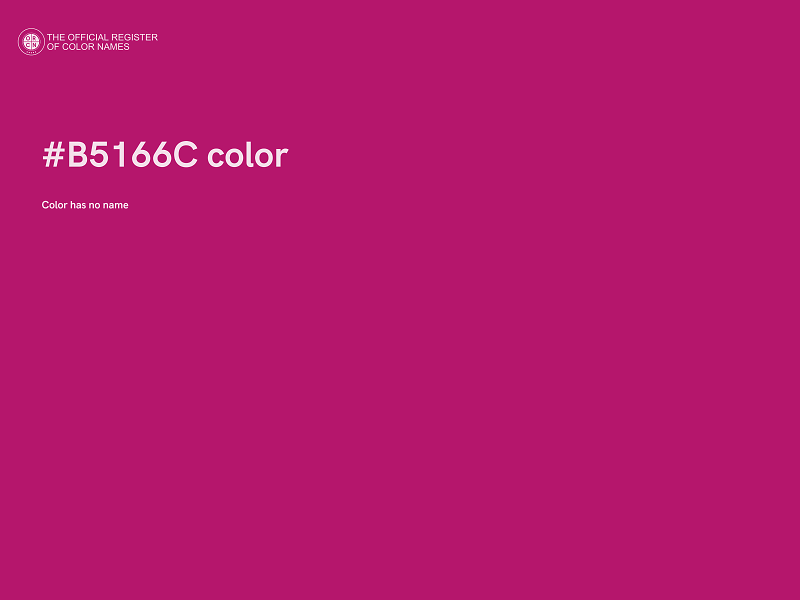 #B5166C color image