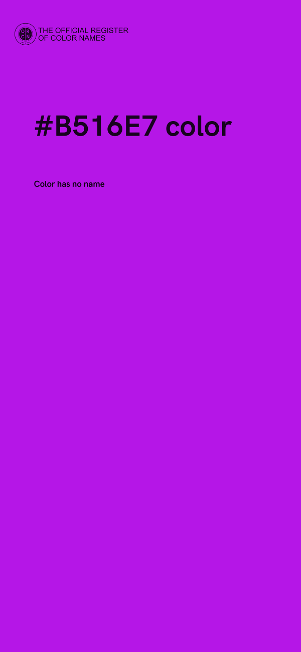 #B516E7 color image
