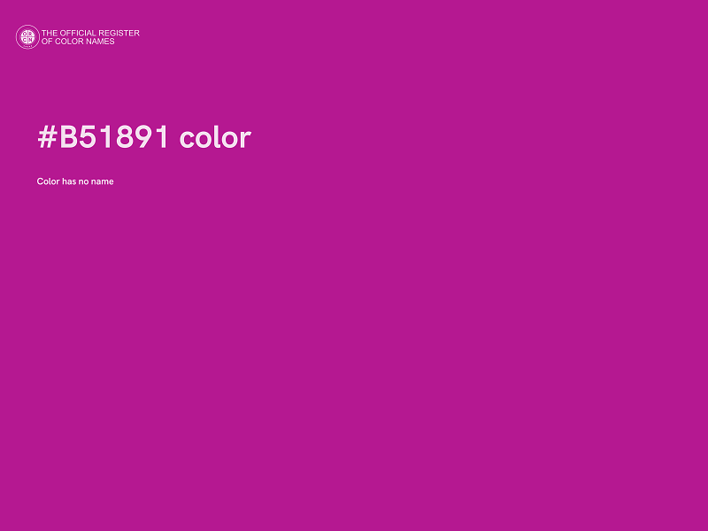 #B51891 color image