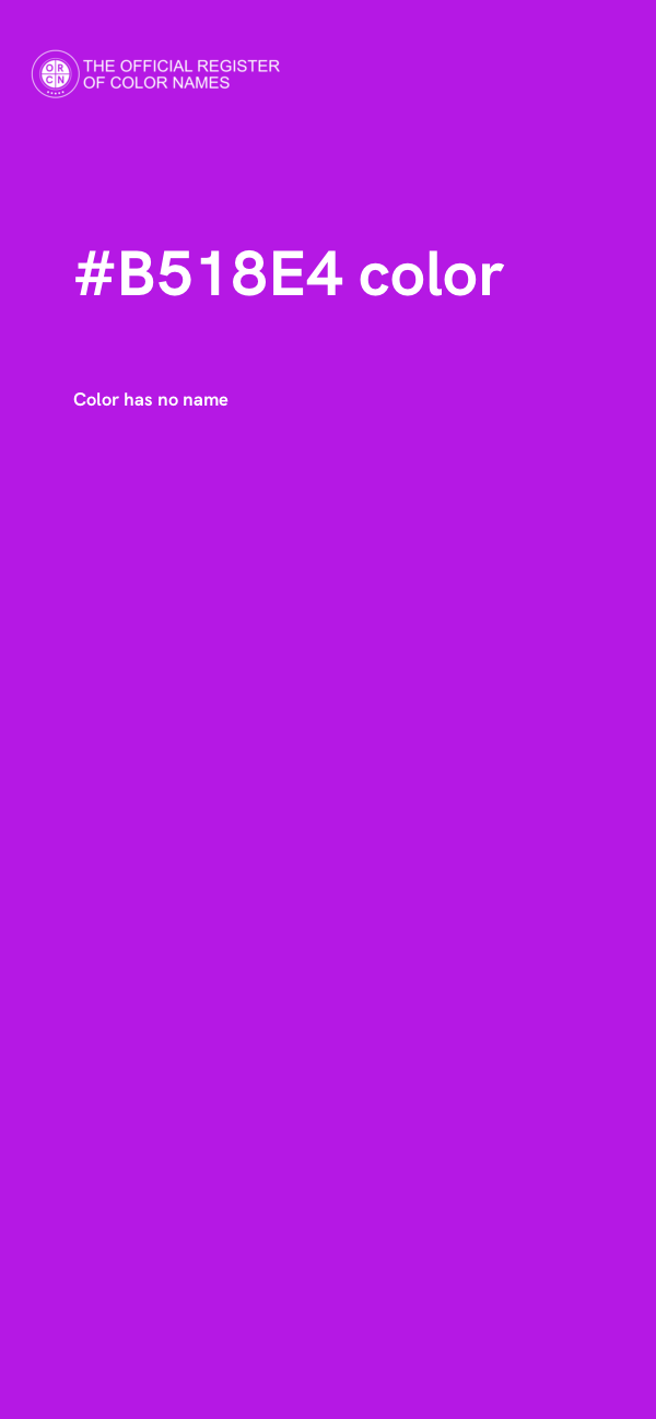 #B518E4 color image