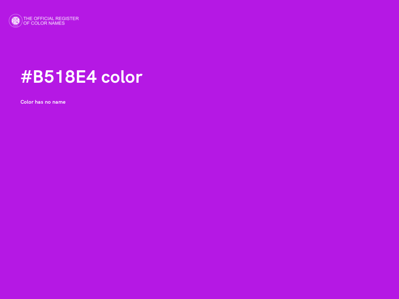 #B518E4 color image