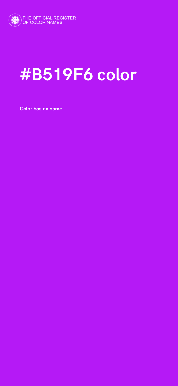 #B519F6 color image