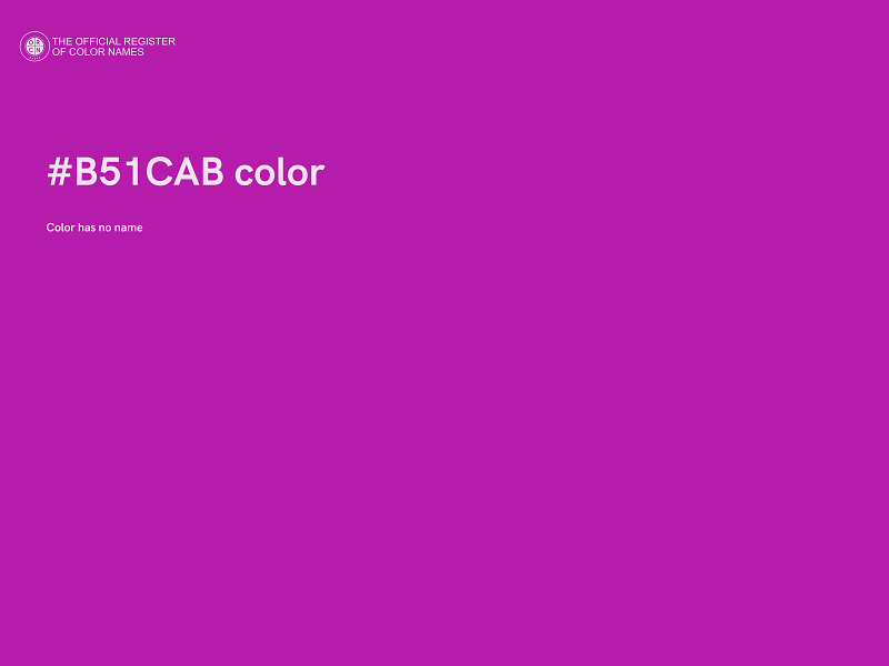 #B51CAB color image