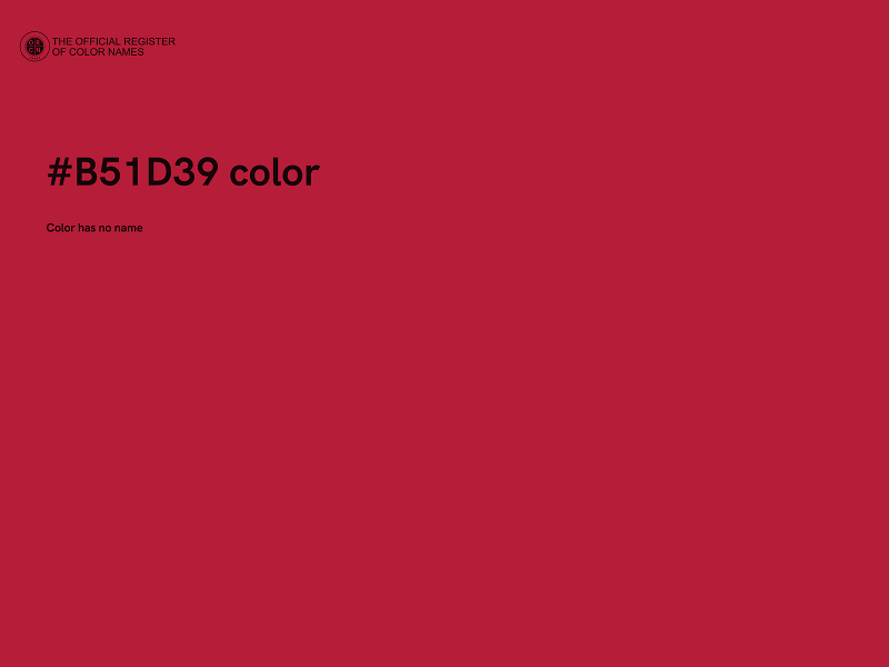 #B51D39 color image