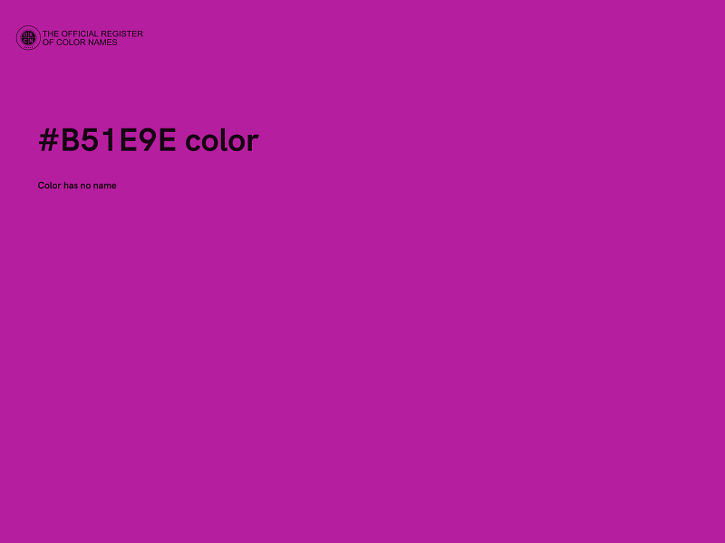 #B51E9E color image