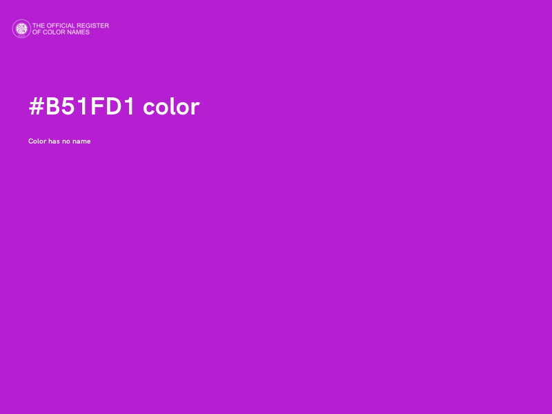 #B51FD1 color image