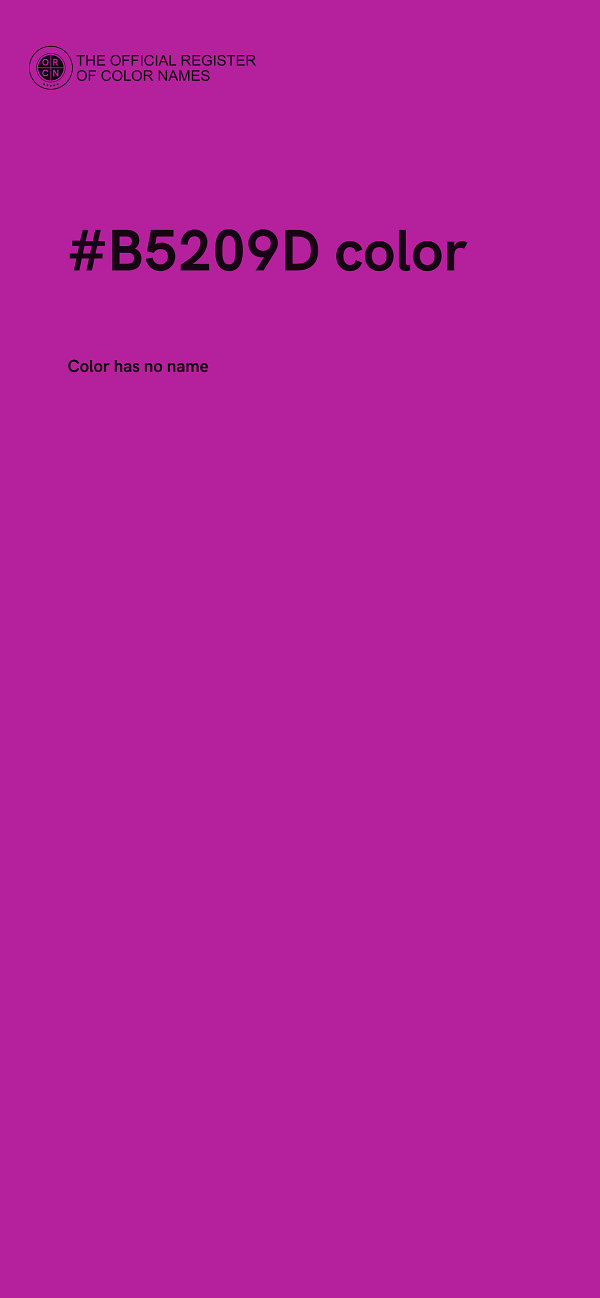 #B5209D color image
