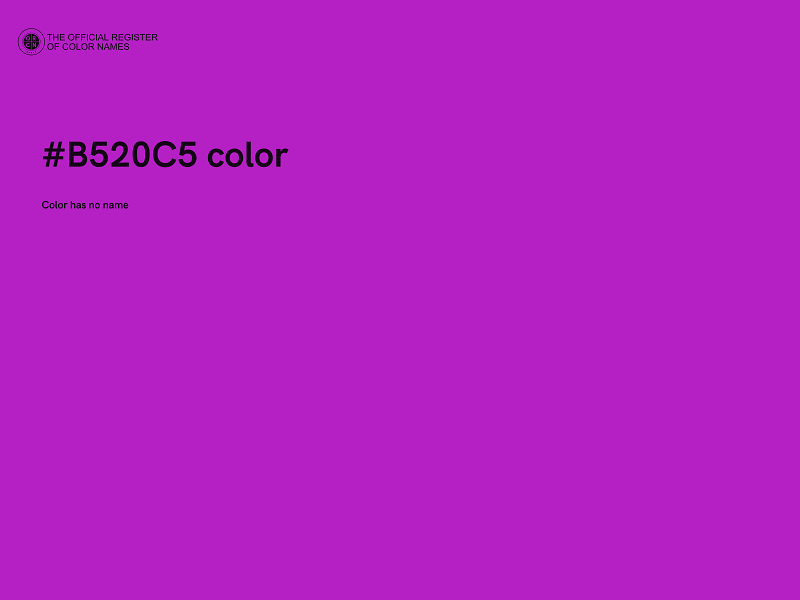 #B520C5 color image