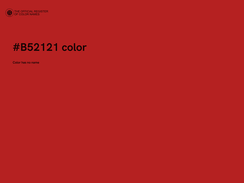 #B52121 color image