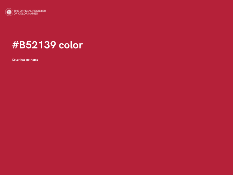 #B52139 color image