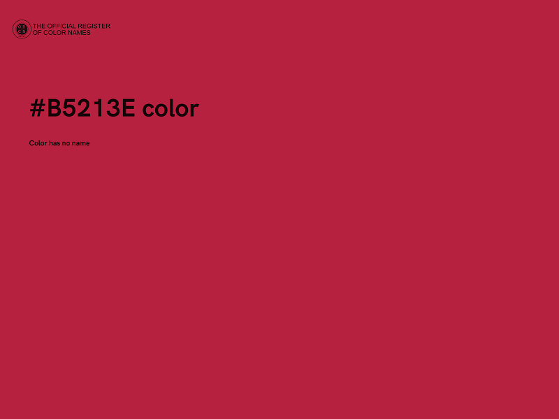 #B5213E color image